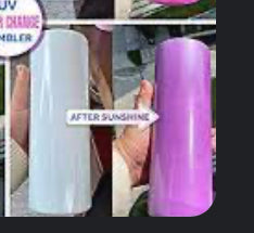 Custom 20oz UV color changing Sublimated Tumbler