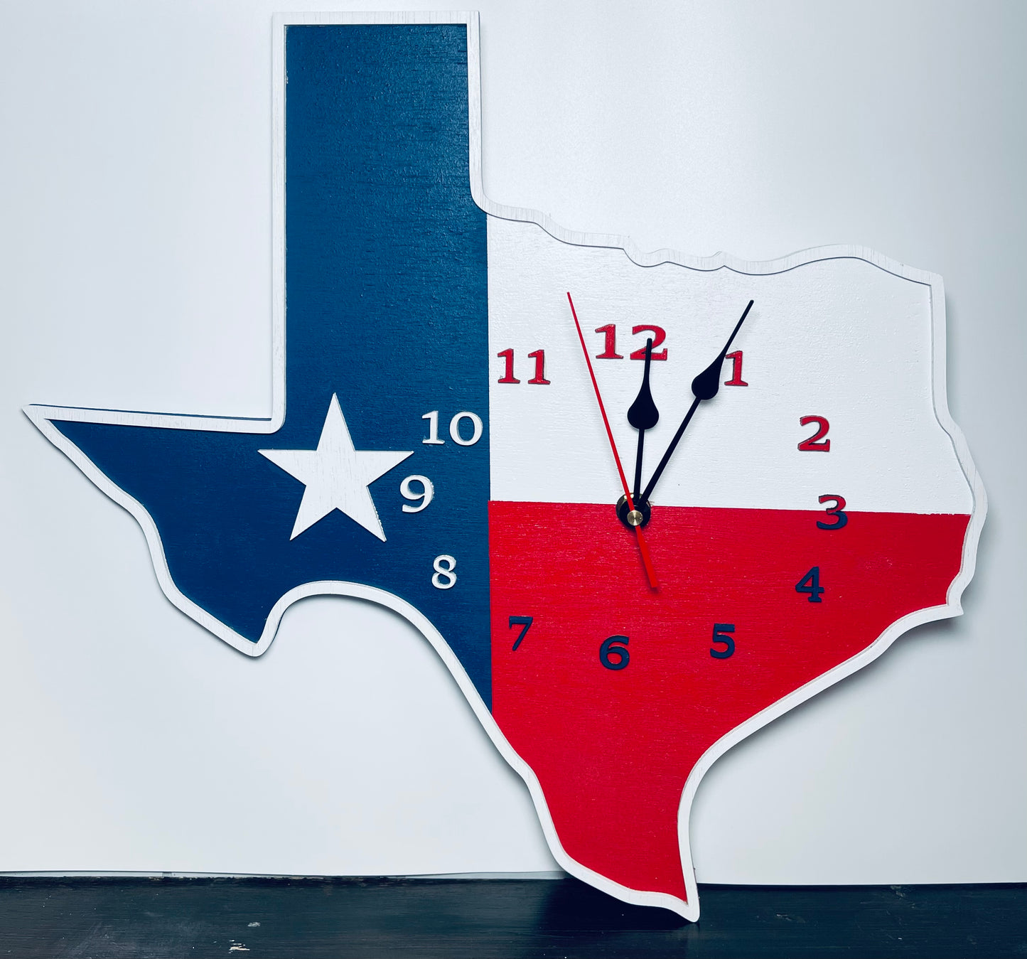 State Shaped Wall Clocks