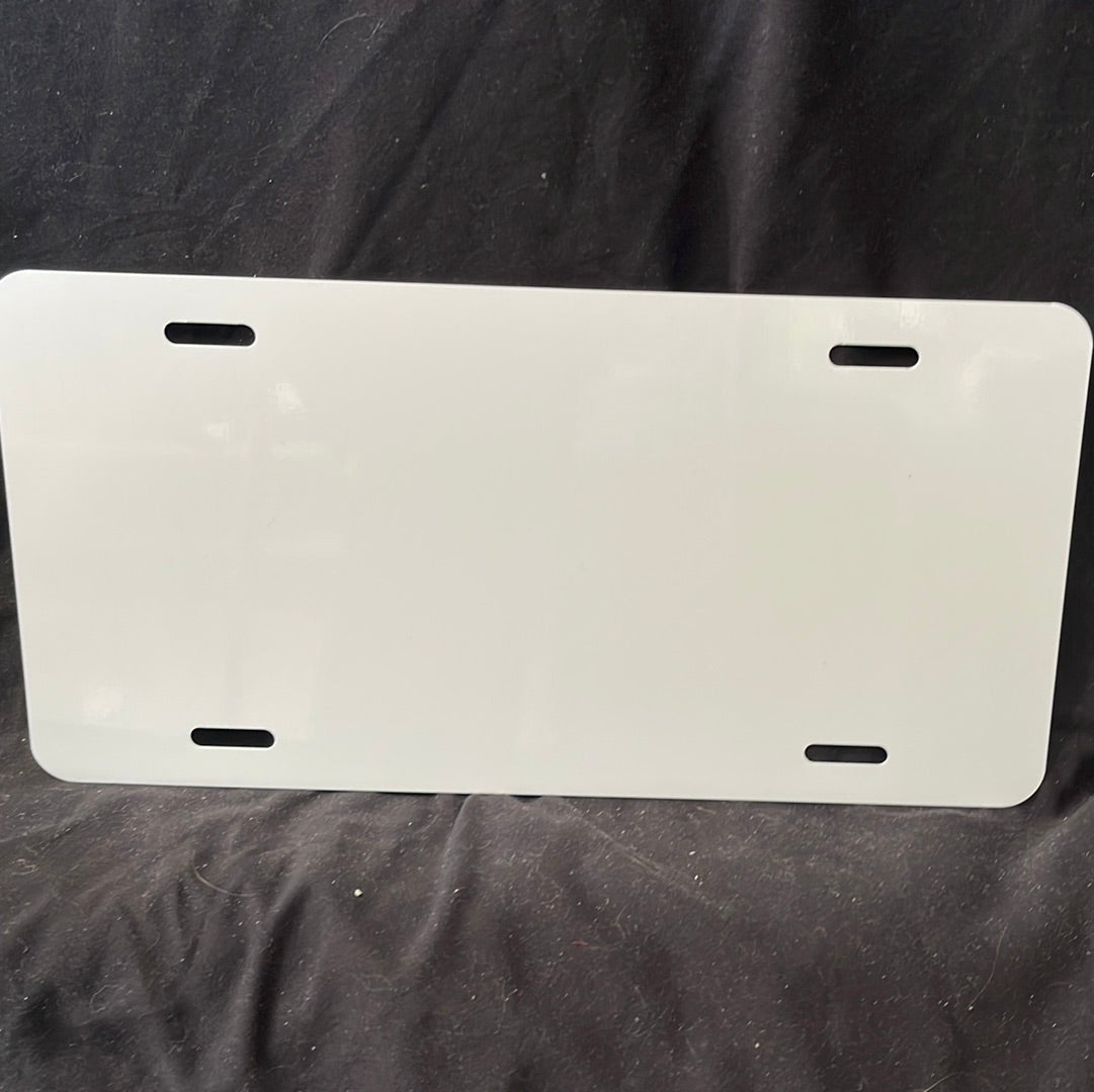 Custom sublimation license plate