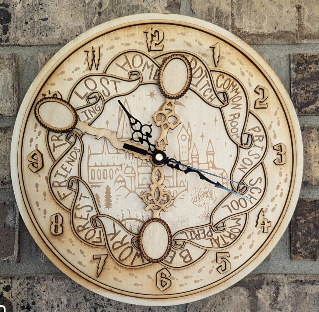 HP inspired 12" Clock