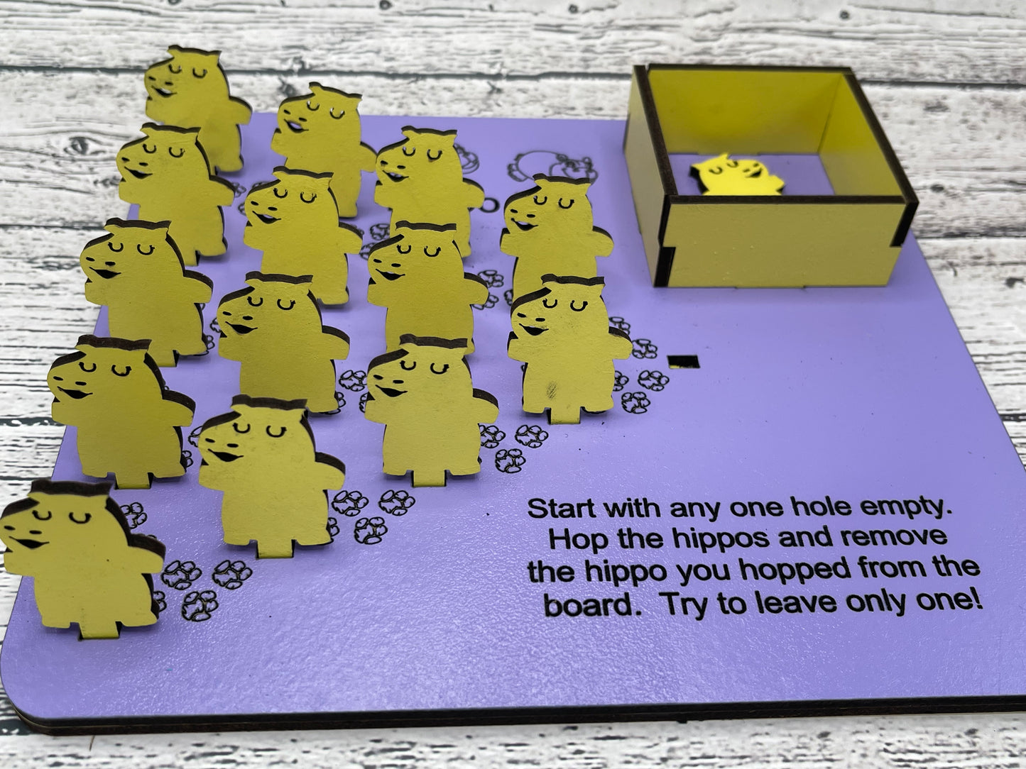 Leap Frog Board Game