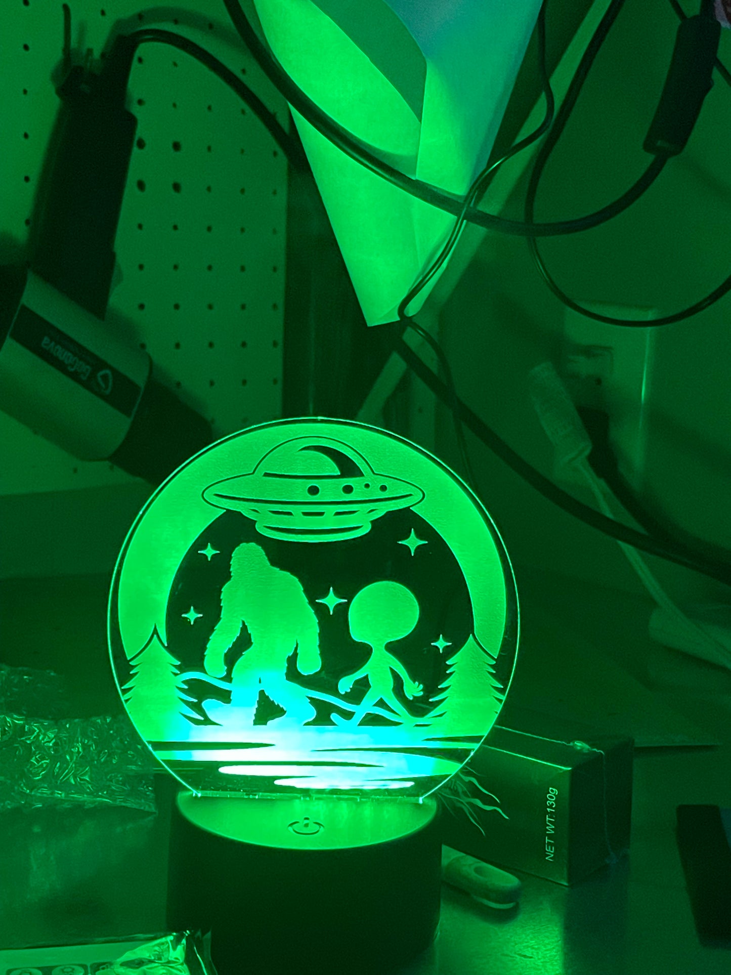 Small Laser Engraved Acrylic Lamps