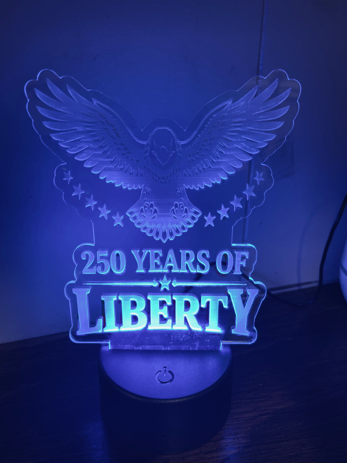 Small Laser Engraved Acrylic Lamps