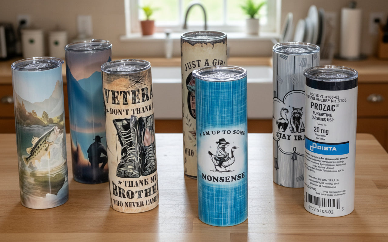 sublimated tumblers