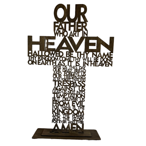 Lords Prayer Cross