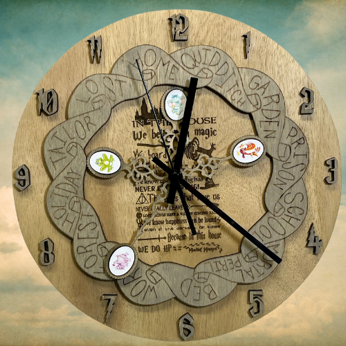 HP inspired 12" Clock